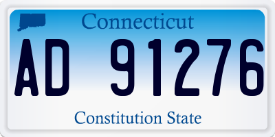 CT license plate AD91276