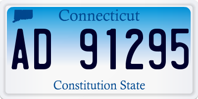 CT license plate AD91295