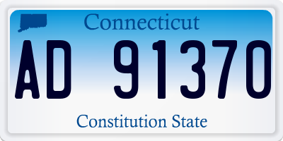 CT license plate AD91370