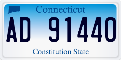 CT license plate AD91440
