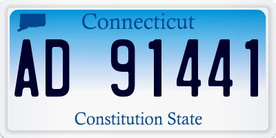 CT license plate AD91441