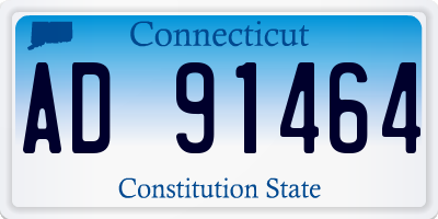 CT license plate AD91464