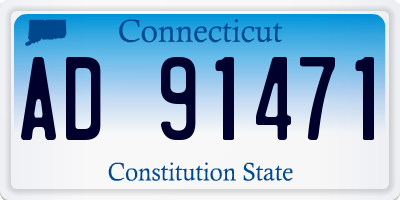 CT license plate AD91471