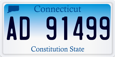 CT license plate AD91499
