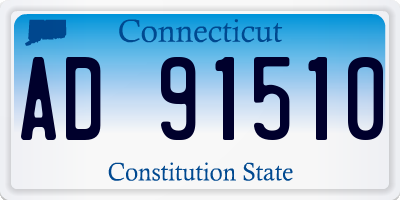 CT license plate AD91510