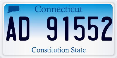 CT license plate AD91552
