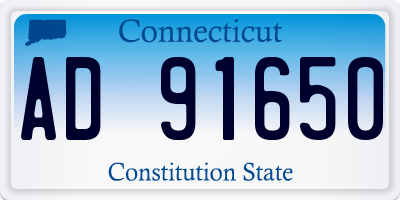 CT license plate AD91650