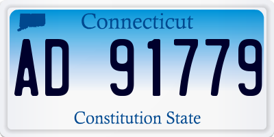 CT license plate AD91779