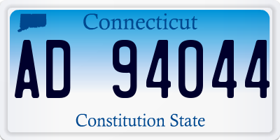 CT license plate AD94044