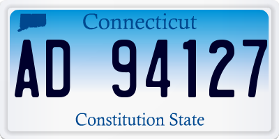 CT license plate AD94127