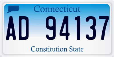 CT license plate AD94137