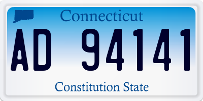 CT license plate AD94141