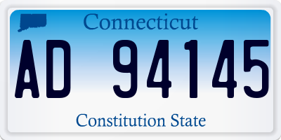 CT license plate AD94145