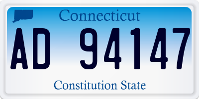 CT license plate AD94147