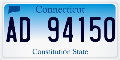 CT license plate AD94150