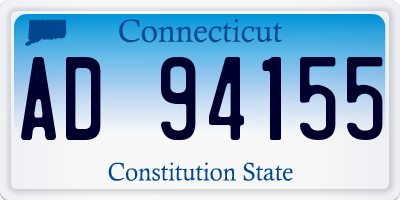 CT license plate AD94155