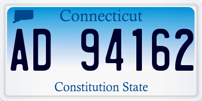 CT license plate AD94162