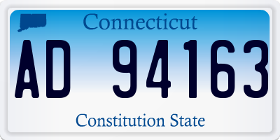 CT license plate AD94163