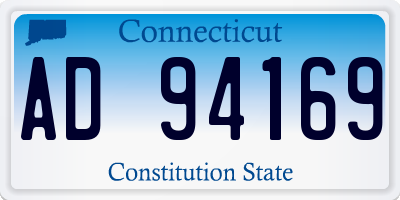 CT license plate AD94169