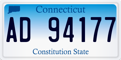 CT license plate AD94177