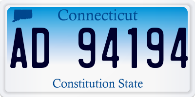 CT license plate AD94194