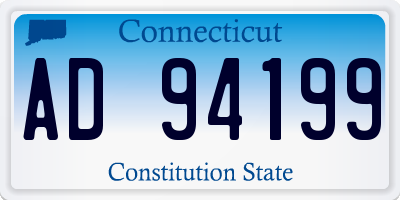 CT license plate AD94199