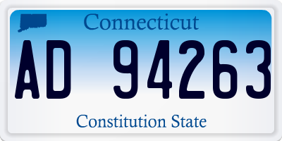 CT license plate AD94263