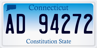 CT license plate AD94272