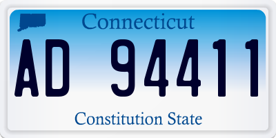 CT license plate AD94411