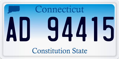CT license plate AD94415
