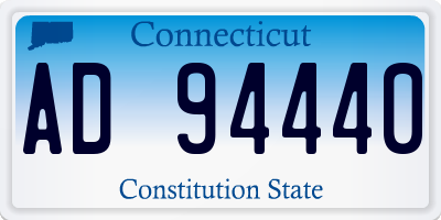 CT license plate AD94440