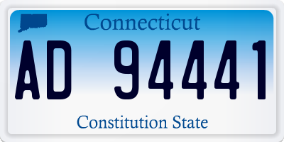 CT license plate AD94441