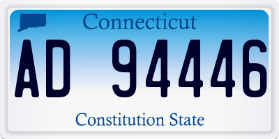 CT license plate AD94446