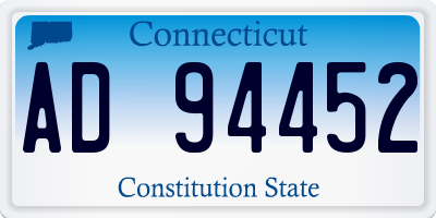 CT license plate AD94452