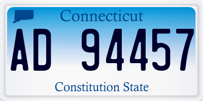 CT license plate AD94457