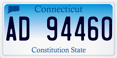 CT license plate AD94460