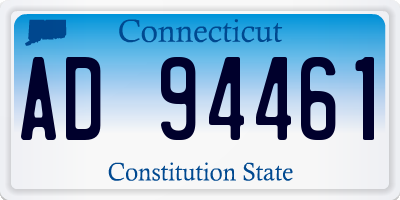 CT license plate AD94461