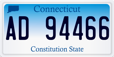 CT license plate AD94466