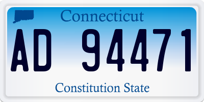 CT license plate AD94471