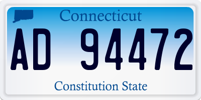 CT license plate AD94472