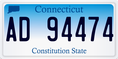CT license plate AD94474