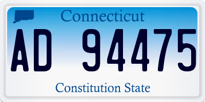 CT license plate AD94475