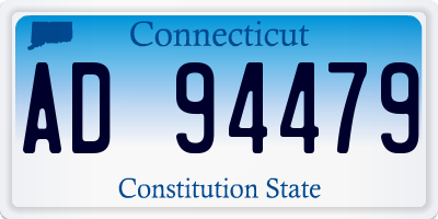 CT license plate AD94479