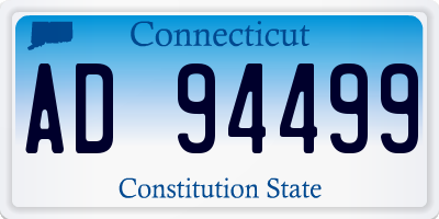 CT license plate AD94499