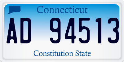CT license plate AD94513