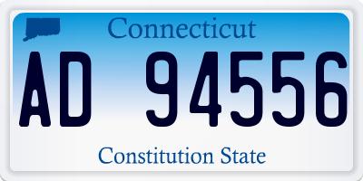 CT license plate AD94556