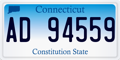 CT license plate AD94559