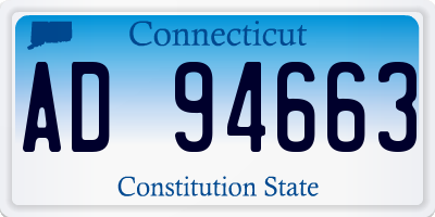 CT license plate AD94663