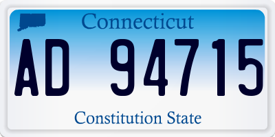 CT license plate AD94715