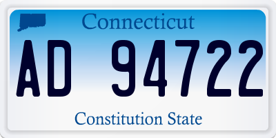 CT license plate AD94722
